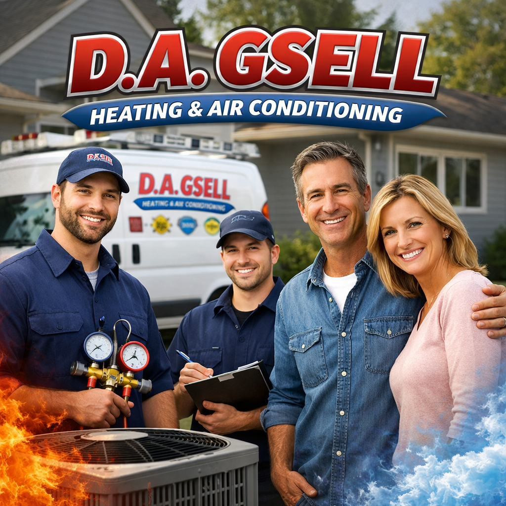 Comfort and care with D.A. Gsell Heating and Cooling